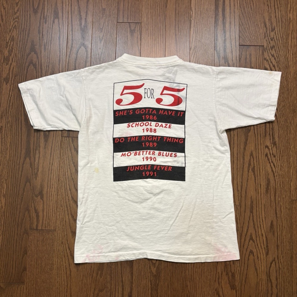 Vintage 40 Acres And A Mule Film T Shirt Spike Lee NYC Movie Jordan Brooklyn - Picture 4 of 16